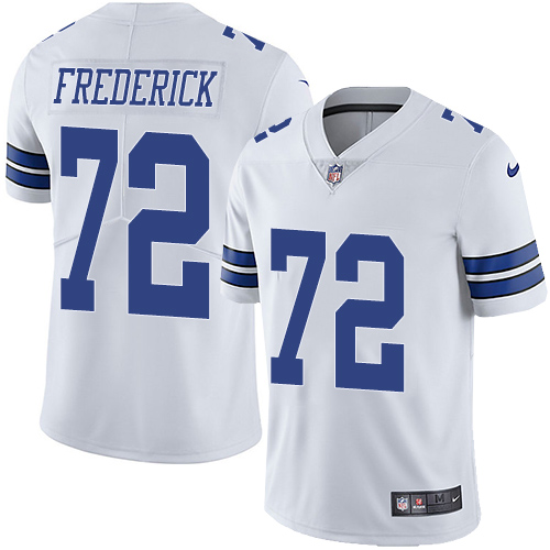 2019 men Dallas Cowboys #72 Frederick white Nike Vapor Untouchable Limited NFL Jersey style 2->dallas cowboys->NFL Jersey